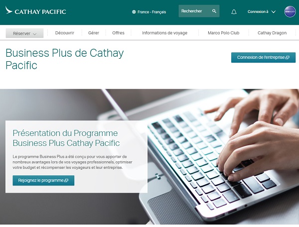 Cathay Pacific lance le programme "Business Plus" - DR