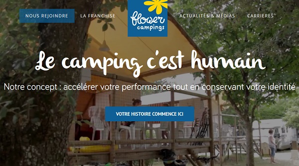 Flower Campings met en ligne son site BtoB pour les franchisés