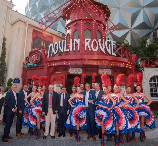 Partenariat entre le parce et le Moulin Rouge - Crédit photo : Europa Park