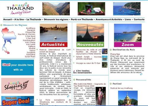 Le nouveau design du site internet en Français de l'office du tourisme