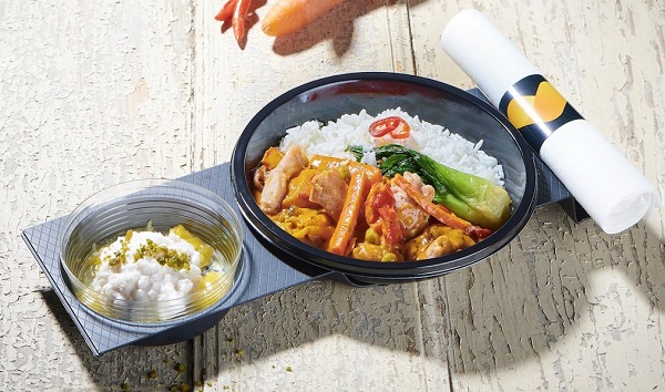 Idée de plateau-repas par Newrest - Crédit photo : Newrest Idée de plateau-repas par Newrest - Crédit photo : Newrest