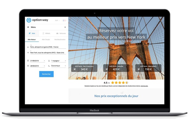 Option Way propose une gamme d'outils B2B2C. - Photo DR Option Way propose une gamme d'outils B2B2C. - Photo DR