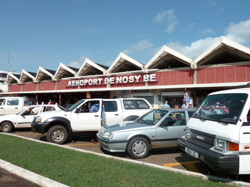 L'aéroport international de Nosy Be, le petit archipel situé au nord ouest de Madagascar