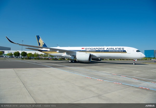 Singapore Airlines réceptionne son A350-900ULR