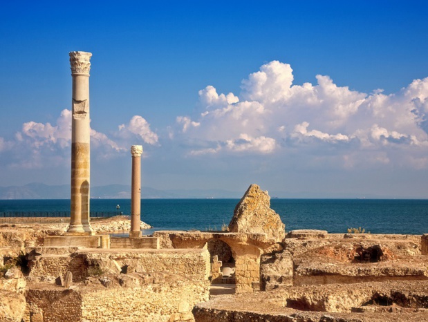 Les ruines des thermes d'Antonin à Carthage, Tunisie - Photo Depositphotos zhuzhu Les ruines des thermes d'Antonin à Carthage, Tunisie - Photo Depositphotos zhuzhu