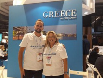 Alexandra Petraki directrice et Ludovic Mavronikolas coordinateur de Héliades DMC. Alexandra Petraki directrice et Ludovic Mavronikolas coordinateur de Héliades DMC.