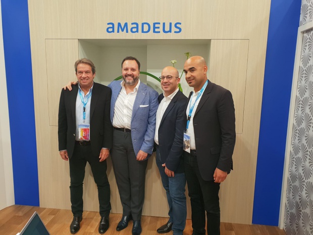 Georges RUDAS : Vice President Western Europe Middle East&Africa Business Travel et CEO Amadeus France, Guy ZEKRI : Directeur Général de Beachcomber Tours, Christian Sabbagh : Président Fondateur Orchestra et Jamel CHANDOUL : Directeur Général Gestour - DR Georges RUDAS : Vice President Western Europe Middle East&Africa Business Travel et CEO Amadeus France, Guy ZEKRI : Directeur Général de Beachcomber Tours, Christian Sabbagh : Président Fondateur Orchestra et Jamel CHANDOUL : Directeur Général Gestour - DR