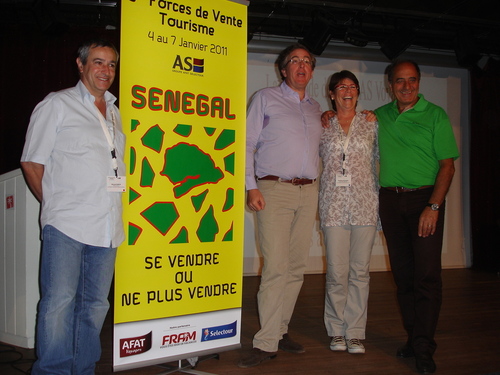 Le team des AS, Bernard Garcia, Philippe de Saint-Voctor , Dominique Beljanski et Jean-Pierre Mas