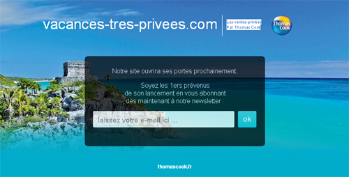 Thomas Cook : le site de ventes privées lancé prochainement