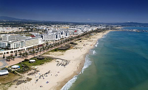 Les zones touristiques telles Hammamet ont été touchées par les émeutes... Les zones touristiques telles Hammamet ont été touchées par les émeutes...