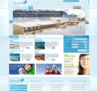 Cap’vacances veut réaliser 50% de ses ventes en ligne Cap’vacances veut réaliser 50% de ses ventes en ligne