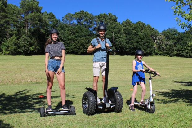 En famille ou en groupe, Gyrorando propose plusieurs formules de balades en véhicules électriques - DR Gyrorando