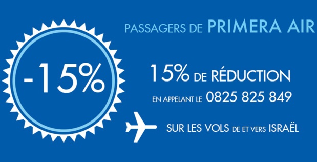 Faillite Primera Air : ASL fait une promo pour les vols vers Israël Faillite Primera Air : ASL fait une promo pour les vols vers Israël