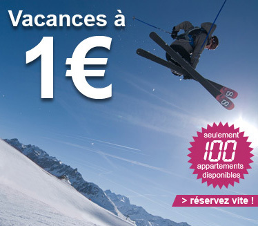 Madame Vacances : 100 appartements à 1 euro à la neige