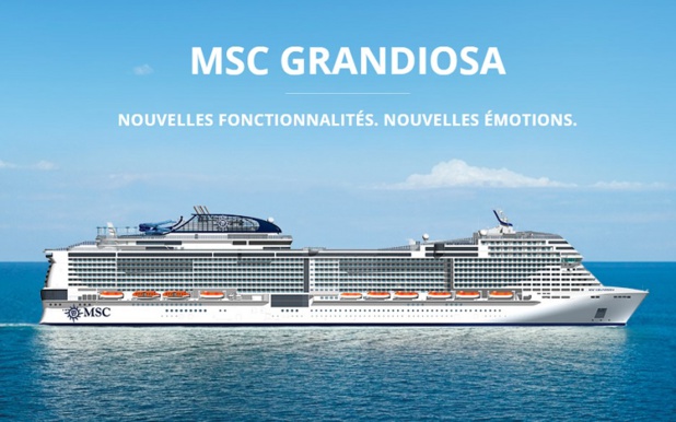 MSC ouvre les ventes pour la croisière inaugurale du MSC Grandiosa