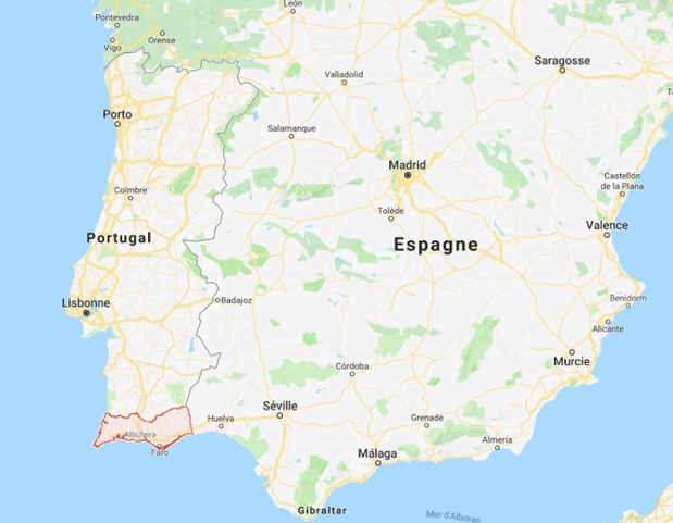 La région de l'Algarve se situe au Sud du Portugal - DR