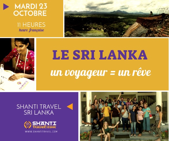 Togezer et Shanti Travel proposent un webinaire sur le Sri Lanka