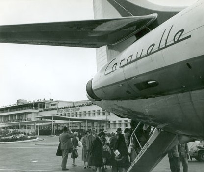 Embarquement passagers fin des années 50