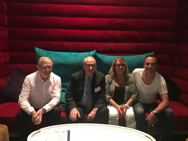 De gauche à droite : Francis Gallo, Jean Korcia, Michelle Herbaut et Grégory Mavoian © PG TM De gauche à droite : Francis Gallo, Jean Korcia, Michelle Herbaut et Grégory Mavoian © PG TM