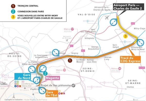 CDG Express : le projet repart de l'avant grâce au Conseil d'Etat