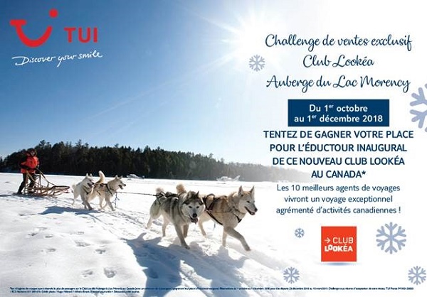 TUI organise un challenge des ventes sur le « Club Lookéa Auberge du Lac Morency » - Crédit photo : TUI