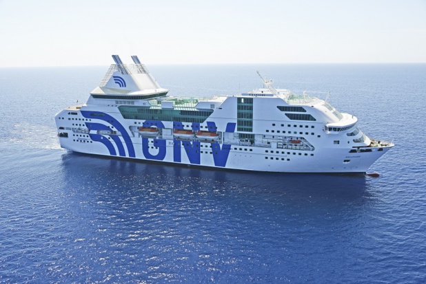 Le navire le Rhapsody de la compagnie de ferry GNV - DR