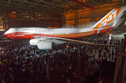 Boeing présente son nouveau B747-8 Intercontinental Boeing présente son nouveau B747-8 Intercontinental
