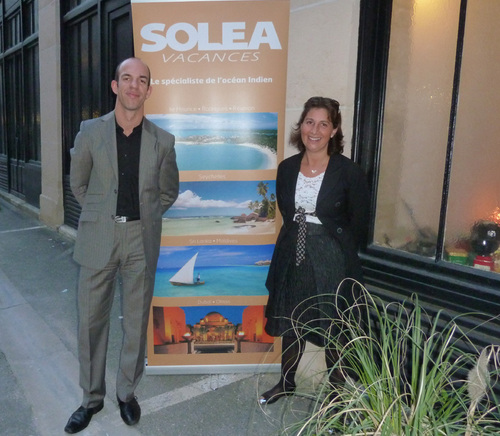 Nathalie Bueno directrice commerciale de Soléa et Yann Lloret directeur des ventes de Sun Resorts France