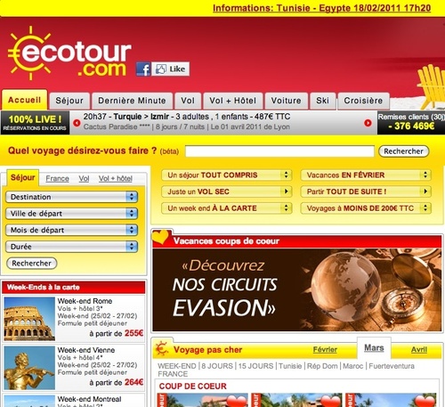 Ecotour.com : "Il faut renvoyer l’ascenseur à la Tunisie" Ecotour.com : "Il faut renvoyer l’ascenseur à la Tunisie"
