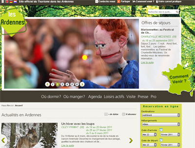 Le site du CDT Ardennes fait peau neuve Le site du CDT Ardennes fait peau neuve