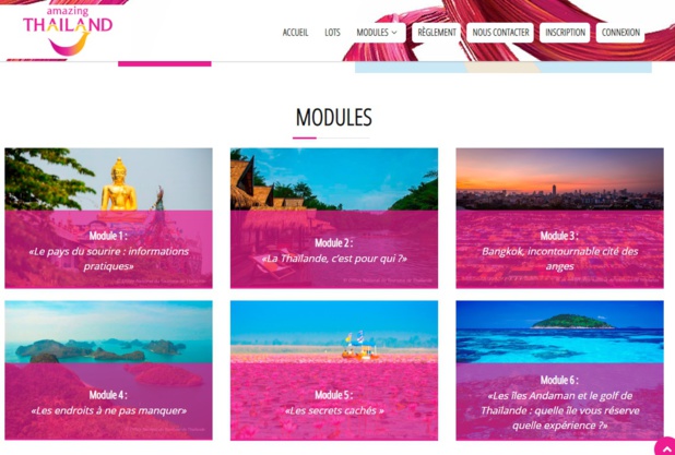 L’Office National du Tourisme de Thaïlande lance son premier elearning - DR L’Office National du Tourisme de Thaïlande lance son premier elearning - DR