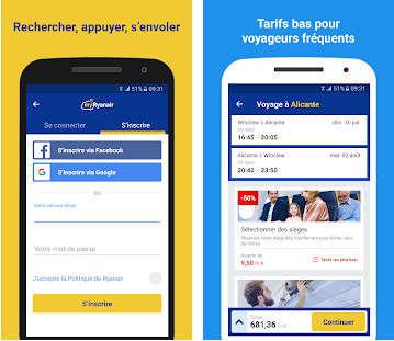 L'appli Ryanair ne sera pas disponible pendant 12h - DR