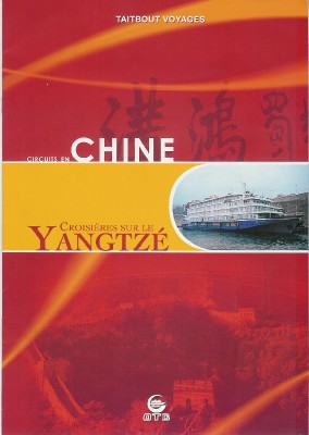 Taitbout Voyage diffuse auprès des agences pour les groupes la brochure Chine et Rhin et Danube.