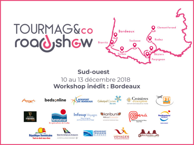 La 13e édition du TourMaG&Co RoadShow prend la route des villes du Sud-Ouest de la France.