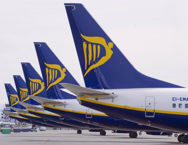 La justice a saisi un avion de Ryanair à Bordeaux, jeudi 8 novembre 2018 - DR : Ryanair