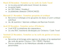 Le programme de la 2e édition des Formations du Cediv a été dévoilé Le programme de la 2e édition des Formations du Cediv a été dévoilé