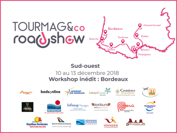 La 13e édition du TourMaG&Co RoadShow prend la route des villes du Sud-Ouest de la France. La 13e édition du TourMaG&Co RoadShow prend la route des villes du Sud-Ouest de la France.