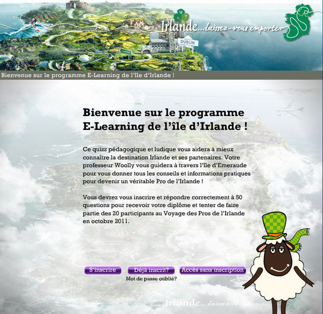 Irlande : l'office de tourisme relance son elearning Irlande : l'office de tourisme relance son elearning
