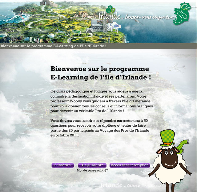 Irlande : l'office de tourisme relance son elearning