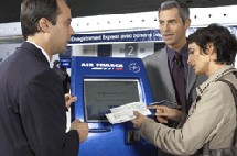 Enregistrement à une borne libre service dans la zone e-service de CDG2F. Crédit photo : V. Chopalin Enregistrement à une borne libre service dans la zone e-service de CDG2F. Crédit photo : V. Chopalin