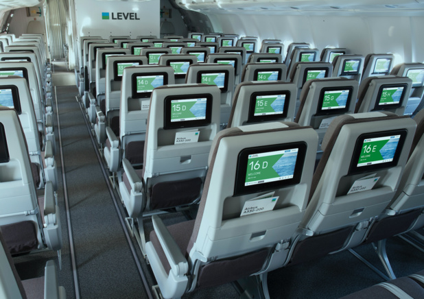 A bord de la classe éco © Level IAG A bord de la classe éco © Level IAG