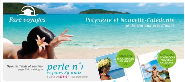 Polynésie : Faré Voyages investi 100 000 euros dans son site B2B