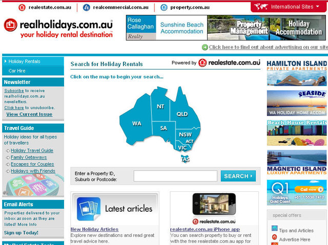 Australie : HomeAway acquiert realholidays.com.au