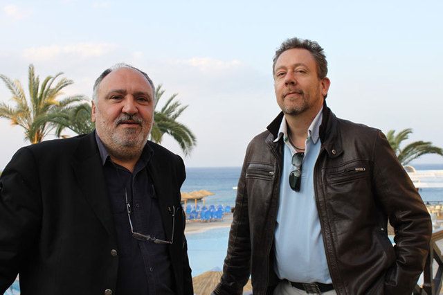 Dimitri Demetriou Directeur France du Cyprus Tourism Organisation et Jean Brajon, DG d'Heliades lors de l'éductour Dimitri Demetriou Directeur France du Cyprus Tourism Organisation et Jean Brajon, DG d'Heliades lors de l'éductour