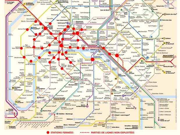 Gilets Jaunes : Champs Elysées, fermeture des musées, métro...le point sur la situation de l'acte V