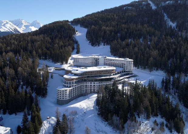 Vue aérienne du nouveau Club Les Arcs Panorama - Photo Club Med Vue aérienne du nouveau Club Les Arcs Panorama - Photo Club Med