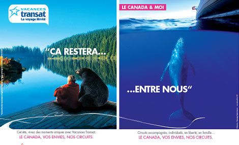 Vacances Transat s'affiche dans les gares Vacances Transat s'affiche dans les gares