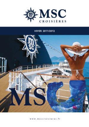 Brochure : MSC Croisières lance Abu Dhabi et les Emirats cet hiver