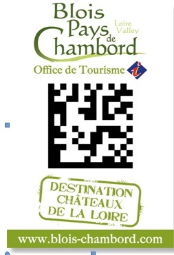 Blois-Pays de Chambord : L'OT ouvert 24h/24 et 7j/7 grâce au flash code !