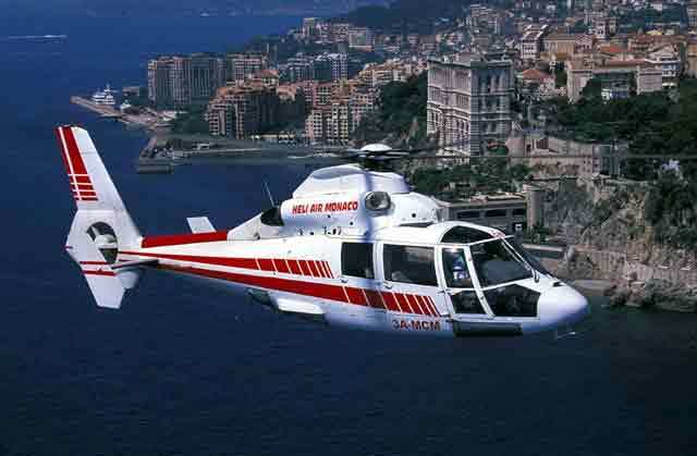 Le trafic global par hélicoptère entre l’aéroport de Nice et Monaco (6 minutes) atteint 70.000 passagers alors même qu'il comptabilisait 100.000 passagers avant la crise / photo DR